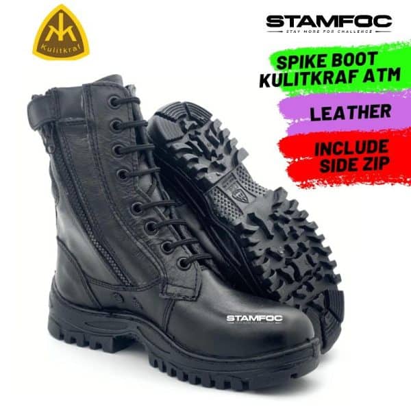 BRJ 2817 Spike Boot Kulitkraf Zip